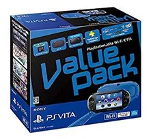 【中古】PlayStation Vita Value Pack Wi-Fiモデル ブルー/ブラック【メーカー生産終了】 d2ldlup