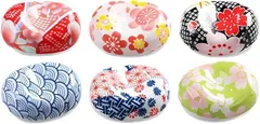 Chicer 箸置き おしゃれ セット かわいい 陶器 カトラリーレスト 和食器 箸枕 箸休め 箸台 和風 花柄 母の日 ギフト(花柄,  6個セット)