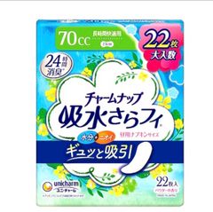 【10袋*2024年7月製】チャームナップ 吸水さらフィ長時間快適用 70cc 消臭タイプ 22枚