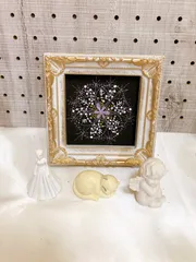 (再販)開運 開運絵画  天赦日に出品！キレイ点描マンダラアートミニサイズ(全方位最善愛情運) マンダラ 曼荼羅 曼陀羅 マンダラアート 曼荼羅アート 曼陀羅アート 原画のサムネイル