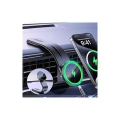 【新時代を開く・折り畳み可能&史上最強の磁力】車載ホルダー スマホホルダー 車 携帯ホルダー マグネット ワイヤレス車載充電器 急速充電 スマホスタンド マグセーフ超強力 形状記憶合金 3M粘着シール 360度回転 超強磁力 安定性拔群 片手操作 車用品  1