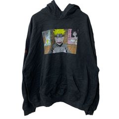 NARUTO 캐릭터 스웨트 트레이너 L ~ 블랙 나루토 후디 탑스 헌 옷 도매 미국 구매 a708-5803