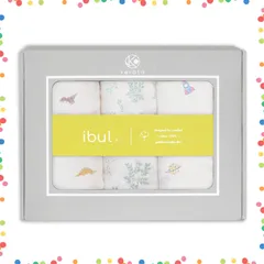 【特価商品】夜泣き対策に オールシーズン しっかり巻けて 120×120cm ガーゼケット (ダイナソー 新生児 ガーゼ 宇宙 おくるみ リーフ イブル 3枚セット) (ケラッタ)