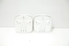【送料無料】 Apple アップル 純正 EarPods イヤホン 有線 マイク付き リモコン付き ホワイト 2個セット