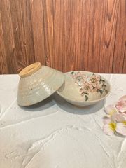 陶あん/とうあん 金彩 夫婦茶碗 ペア ご飯茶碗 花柄 - メルカリ