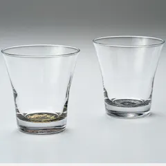紀州塗り ぬりもん de Verre フリーグラス ペアセット 金 銀 蒔絵 ボタニカル ソーダガラス デ ヴェール 日本製 国産