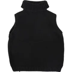 古着 ラルフローレン Ralph Lauren LAUREN タートルネック コットンニットベスト レディースL相当/eaa493488
