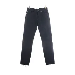 JOHN LAWRENCE SULLIVAN (ジョンローレンスサリバン) CRASH DENIM 5POCKET PANTS クラッシュデニムパンツ ブラック 2B019-0322-18