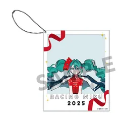 【新品】レーシングミク 2025 JCL TEAM UKYO 応援 Ver. ポラロイド風アクリルキーホルダー【正規品】