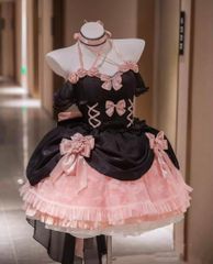 お嬢様 コスプレ メイド衣装 ワンピース 可愛いドレス フェチ ロリータ