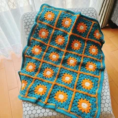 No.74  毛糸のマルチカバー