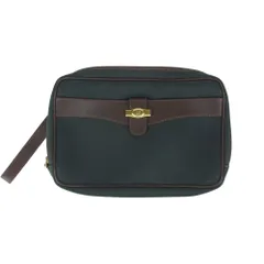 Dunhill ダンヒル セカンド バッグ イタリア製 ダークグレー系 ブラウン系【中古】のサムネイル