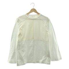 TOGA PULLA / トーガプルラ | シルケット ジャージー トップス カットソー | 36 | ホワイト / オフホワイト | レディース