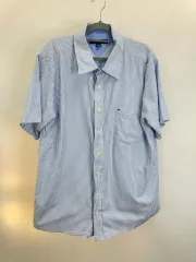 Tommy Hilfiger(トミーヒルフィガー) ストライプ 半袖 シャツ 2xl 110