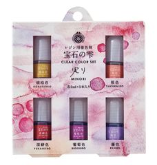 【数量限定】レジン 着色剤 宝石の雫 クリアカラーセット パジコ 実り 日本製 403334