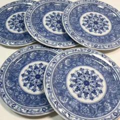 ブルーエルベ　お皿9枚セット　大皿　三洋陶器 Amazon.co.jp: ブルーエルベ 三洋陶器 blue elbe by sanyo 皿3枚