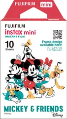 富士フイルム(FUJIFILM) インスタントカメラ チェキ用フィルム 10枚入 ミッキー&フレンズ INSTAX MINI MIC 2 WW 1 [ミッキー&フレンズ2] [10枚]