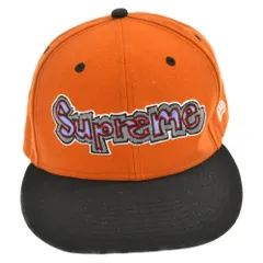 SUPREME (シュプリーム) 21SS Gonz Logo New Era cap Mark Gonzales ゴンズコラボ フロントロゴ刺繍 キャップ オレンジのサムネイル