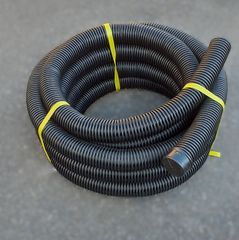 日本製】暗渠パイプΦ50×10m【暗渠パイプ1巻＋キャップ1ケ付き 