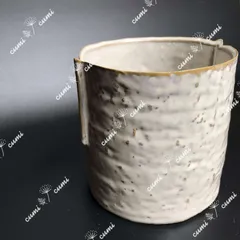 N0096 4号 耳付き 白釉 植木鉢 室内 陶器鉢 多肉 植物 鉢植え 激安 レア インテリア プレゼント 海外 盆栽 おすすめ プランター 人気 デザイン 観葉植物