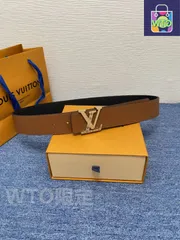 【今日特価】LV Monogram 4.0cm バックル付きベルト-1