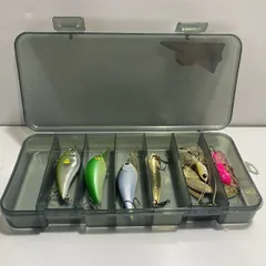 最終値下渓流ルアー　新品＆中古ルアーセット、ケース付　まとめ売り 最終値下渓流ルアー 新品＆中古ルアーセット、ケース付 まとめ売り