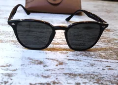 ◆Ray-Ban レイバン サングラス RB4258F 601/71（52□20）150　3N　ウェリントン ブラック アジアンフィット◆