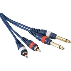 KYORITSU  KP-70PRC　Phone×2/RCA×2長さ7mオーディオケーブル　楽器ケーブル【メール便利用】