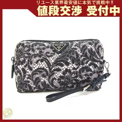  プラダ ポーチ 1NE693 ピンクベージュ ブラック