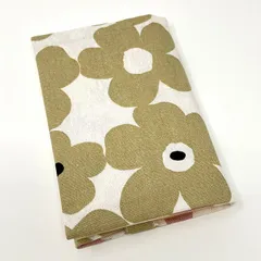 布ブックカバー 花柄 北欧風 文庫本サイズ リバーシブル ハンドメイド B104