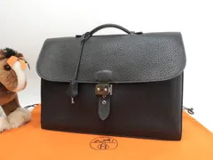 【超極美品】HERMES エルメス サックアデペッシュ41 トリヨンクレマンス エルメス サックアデペッシュ41 トリヨンクレマンス ブラック
