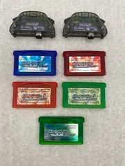 ゲームボーイアドバンス　ポケットモンスター 　5点【ワイヤレスアダプタ2点付】