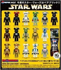 【中古】(未使用･未開封品)PEPSI NEX STAR WARS BE＠RBRICK　　１６種セット　ペプシ スター・ウォーズ ベアブリック