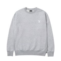 【新品・未使用】HUF×PLAYBOY CREWNECK SWEAT (RABBIT HEAD) GRAY