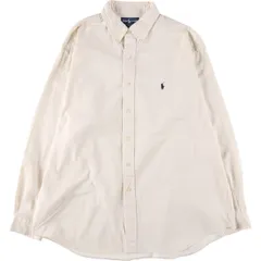 古着 ラルフローレン Ralph Lauren BLAKE 長袖 ボタンダウンシャツ メンズXL相当/eaa536230