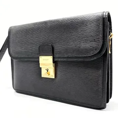 【良品】 BALLY バリー セカンドバッグ クラッチバッグ ハンドバッグ  小物入れ フラップ パドロック ロゴ型押し ゴールド金具 レザー ユニセックス レディース メンズ ブラック 黒色