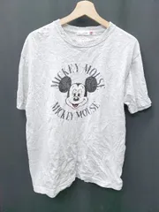 ◇ ⊂ GOOD ROCK SPEED　グッドロックスピード ミッキーマウス 半袖 Ｔシャツ　カットソー サイズF グレー レディース P  【1410160017234】