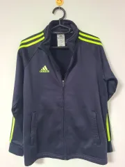 adidas(アディダス) ネイビー/蛍光 トレーニング ジップアップ S