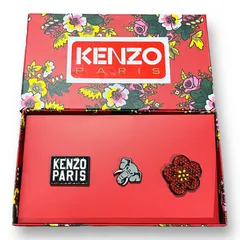 KENZO セットオブ3 スタンプピン ピンバッジ ブローチ KENZO FD55AC121M01のサムネイル