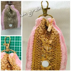 No.k5❦《ファンキャップホルダー》ハンドメイド　タオルホルダー　イヤーマフラーホルダー　鞄チャーム　ウィンターファー　カチューシャホルダー　なりきりキャップ