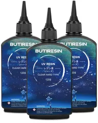 【在庫処分】360g レジン液 レジン液 クリアレンジ レンジ液 大容量 UV/LED対応 uvレジン 高い透明 詰替用 ハードタイプ DIY 手作り装飾 ButiResin アクセサリー 急速に硬化 低アレルギー性 日本語説明書付き