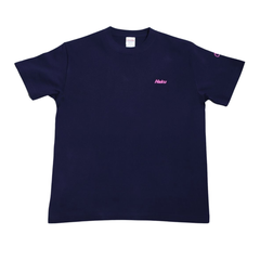 Haku T-Shirts Navy x Pink