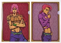 【中古】クリアファイル ヴィネガー・ドッピオ＆ディアボロ A4クリアファイル2枚セット vol.2 「ジョジョの奇妙な冒険 第五部 黄金の風 ジョジョの奇妙な冒険 第六部 ストーンオーシャン アニメ化記念特別イベント ジョジョ～新たなる旅立ち～ vol.2」