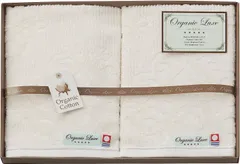 【新品・2営業日で発送】今治タオル オーガニックコットン使用今治産 ウォッシュタオル2枚セット LU1527