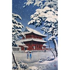 希少！大村廣陽 木版画「上野公園の桜」 - メルカリ