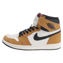 NIKE (ナイキ) AIR JORDAN 1 RETRO ROOKIE OF THE YEAR 555088-700 エアジョーダン1 ルーキーオブザイヤー ハイカットスニーカー US9/27cm ホワイト/ブラウン