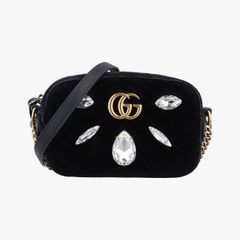 グッチGucciGGマーモント ブラック ベロア 448065 D023501160