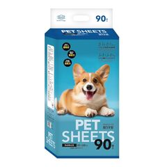 [ H&H ] ペットシーツ 薄型 ワイド 1回使い捨て 無香料 ホワイト 45 × 60 × 0.1cm (単品, ワイド)
