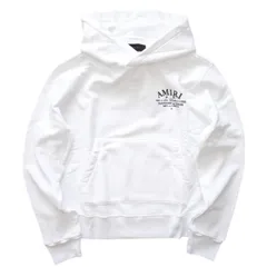 ◆ AMIRI ◆アミリ◆MAロゴ AMIRIデカロゴ スウェット パーカー◆ホワイト 白◆Sサイズ◆プルオーバー フーディ ARTS DISTRICT HOODIE 【新品・未使用・正規品】