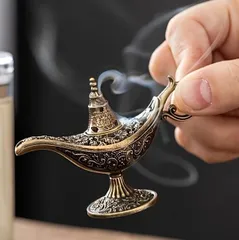 ディズニー　アラジン　お香　フレグラントスモーク　魔法のランプ　御香立て アラジンの魔法のランプ⁉︎ ミニ 約10cm お香立てにおすすめです